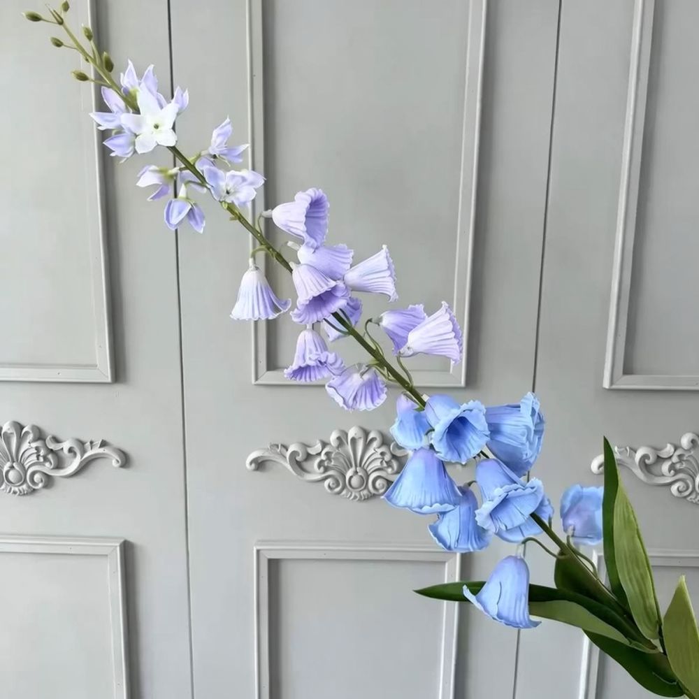 Florist Flower Supply - 青いシルク製の造花。リアルな植物で、結婚式や自宅でのDIY装飾に最適。