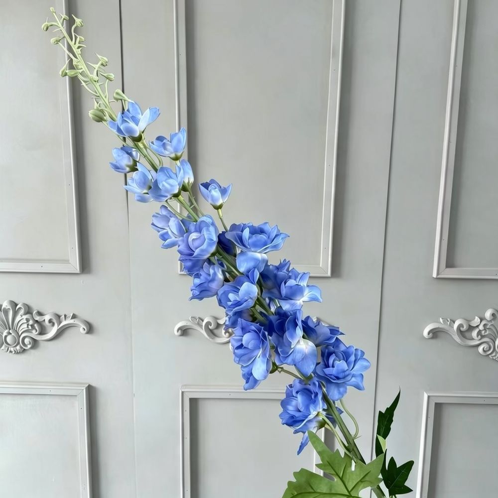 青いシルク製の造花。リアルな植物で、結婚式や自宅でのDIY装 - Florist Flower Supply のレビューと価格