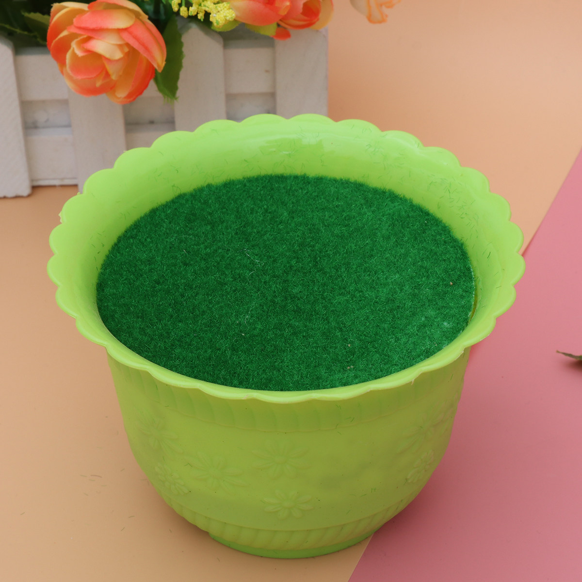 1個入り、花鉢用、造花用、緑色の人工芝、高品質、家庭用、庭用 - Florist Flower Supply のレビューと価格
