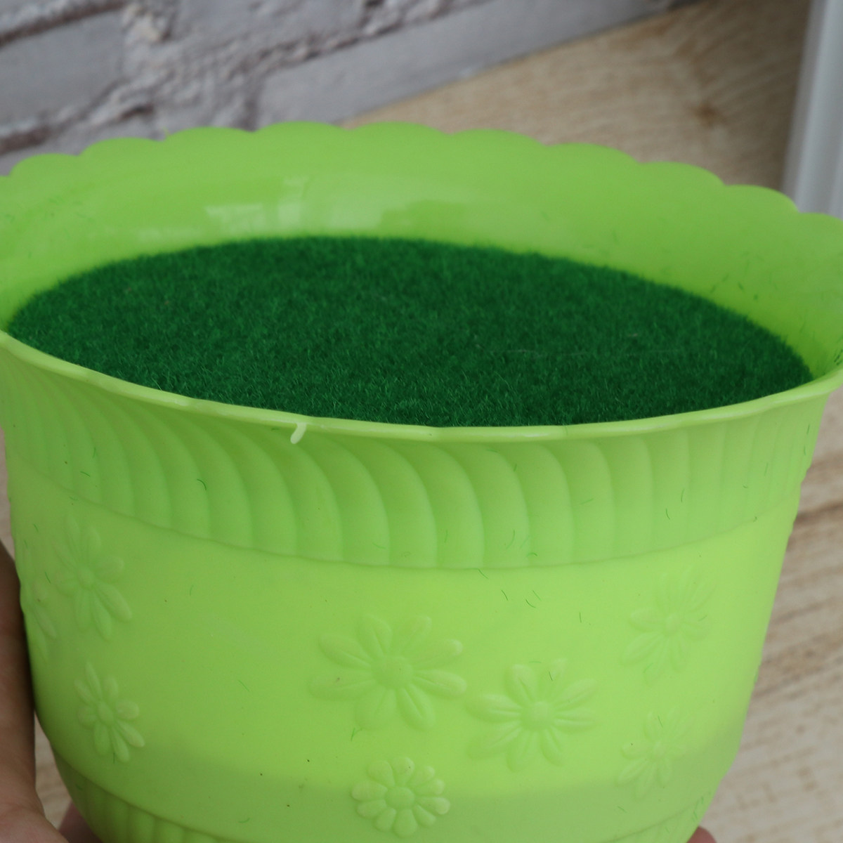 1個入り、花鉢用、造花用、緑色の人工芝、高品質、家庭用、庭用 - Florist Flower Supply のレビューと価格